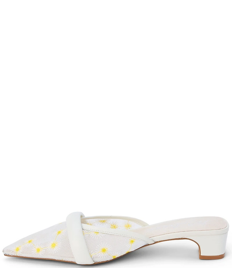 Matisse Kellan Floral Mesh Pointed Toe Mules