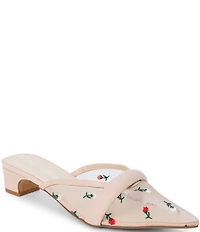 Matisse Kellan Floral Mesh Pointed Toe Mules