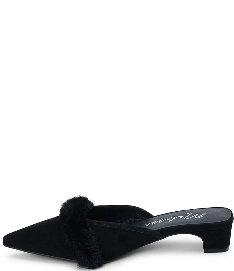 Matisse Kellan Suede and Faux Fur Mules