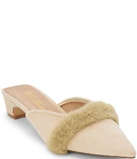 Matisse Kellan Suede and Faux Fur Mules