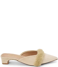 Matisse Kellan Suede and Faux Fur Mules