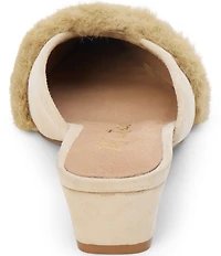 Matisse Kellan Suede and Faux Fur Mules