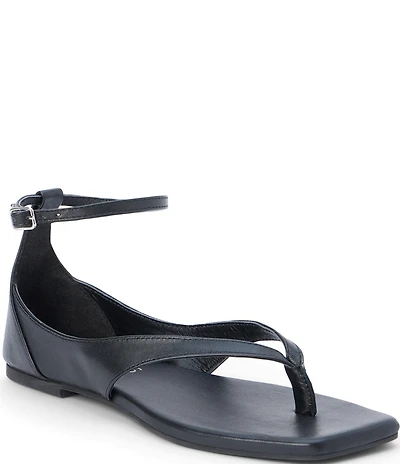 Matisse Kerry Leather Ankle Strap Thong Sandals