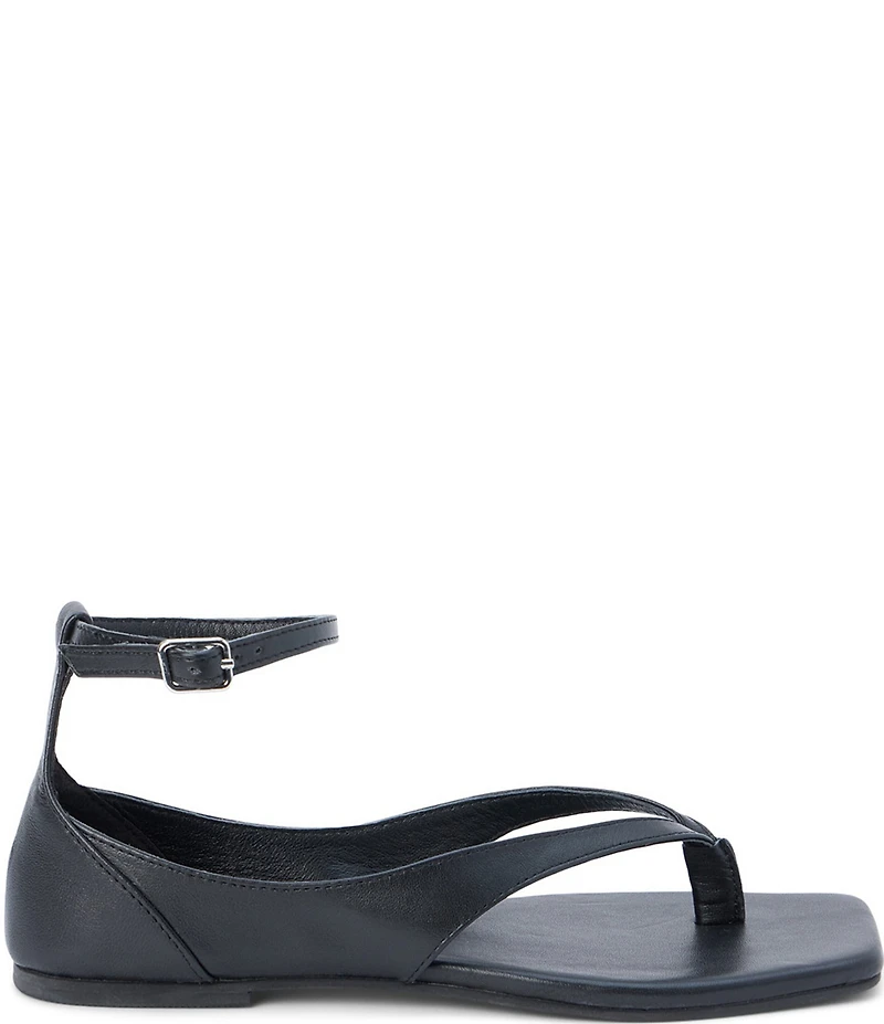 Matisse Kerry Leather Ankle Strap Thong Sandals