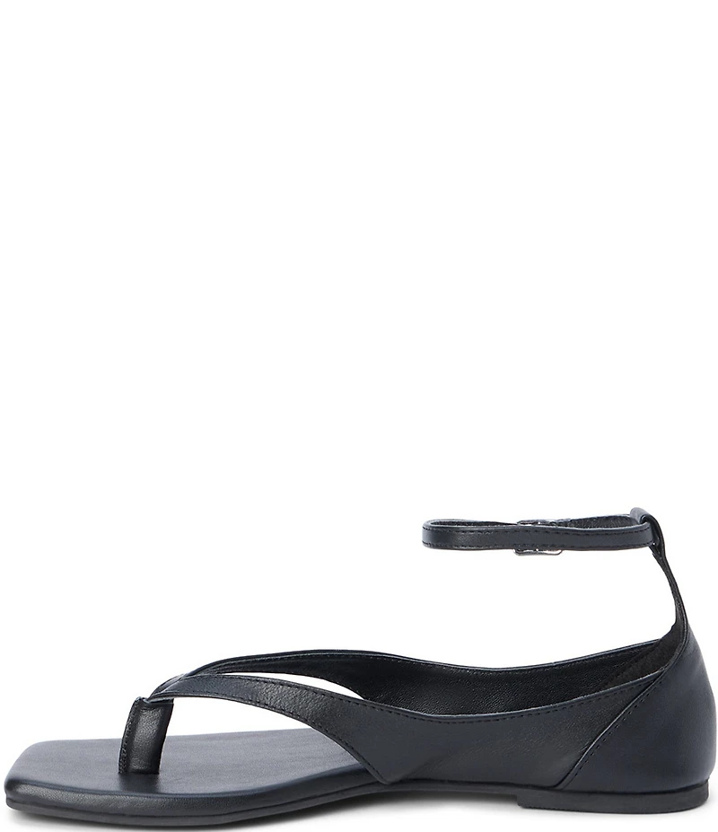 Matisse Kerry Leather Ankle Strap Thong Sandals