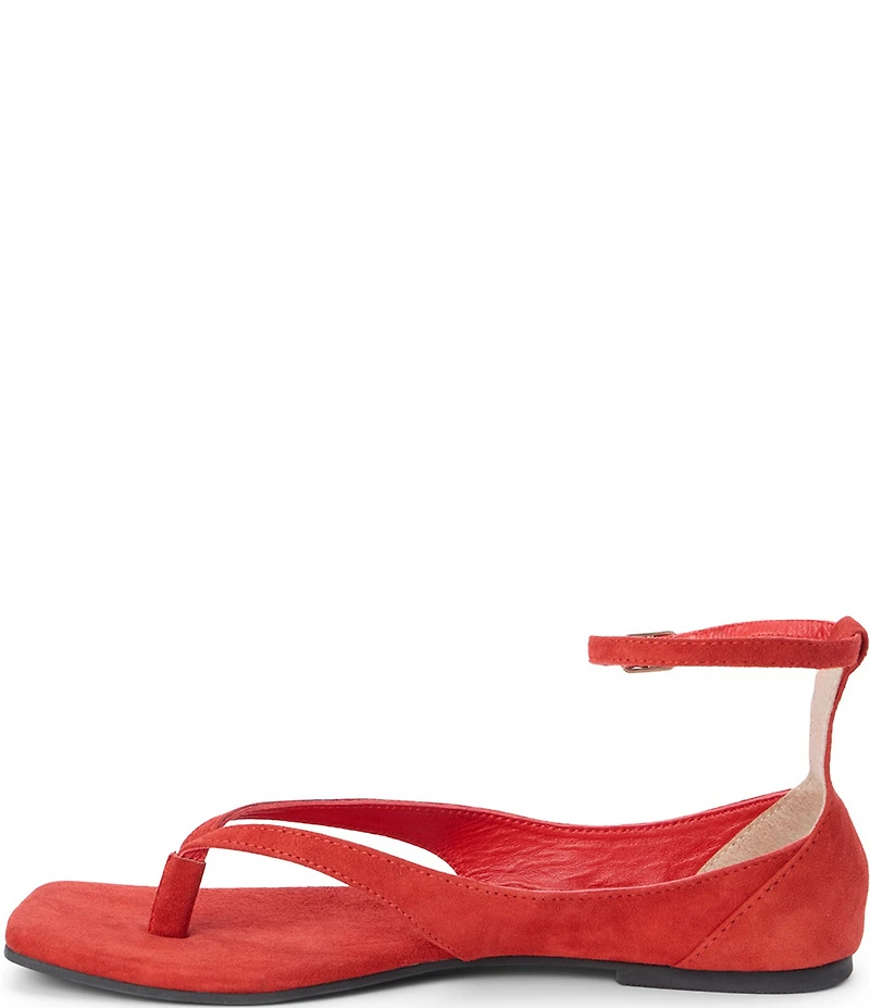 Matisse Kerry Suede Ankle Strap Thong Sandals