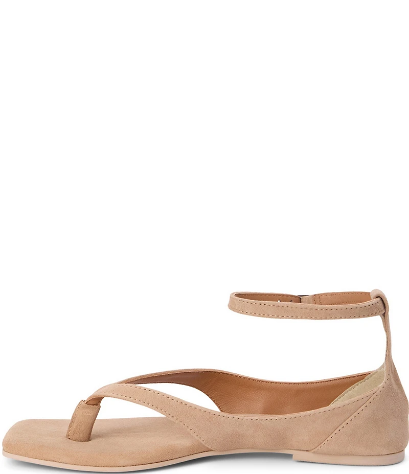 Matisse Kerry Suede Ankle Strap Thong Sandals