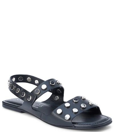 Matisse Kira Leather Studded Slingback Sandals