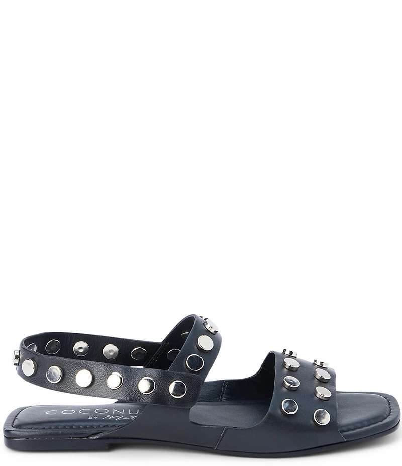 Matisse Kira Leather Studded Slingback Sandals