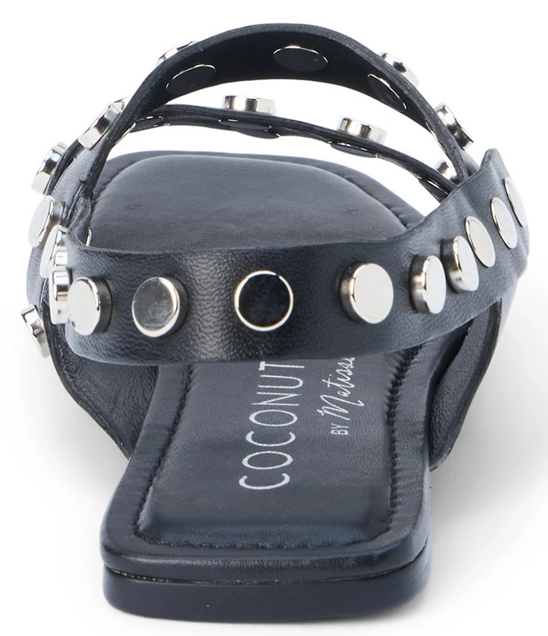 Matisse Kira Leather Studded Slingback Sandals