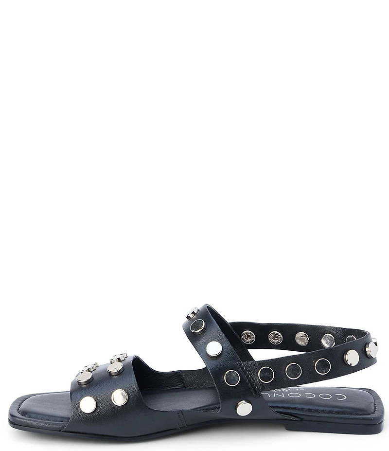 Matisse Kira Leather Studded Slingback Sandals
