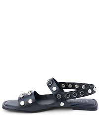 Matisse Kira Leather Studded Slingback Sandals