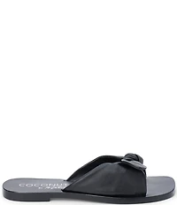 Matisse Mackenzie Leather Bow Knot Slide Sandals