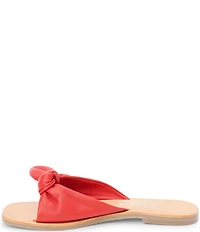 Matisse Mackenzie Leather Bow Knot Slide Sandals