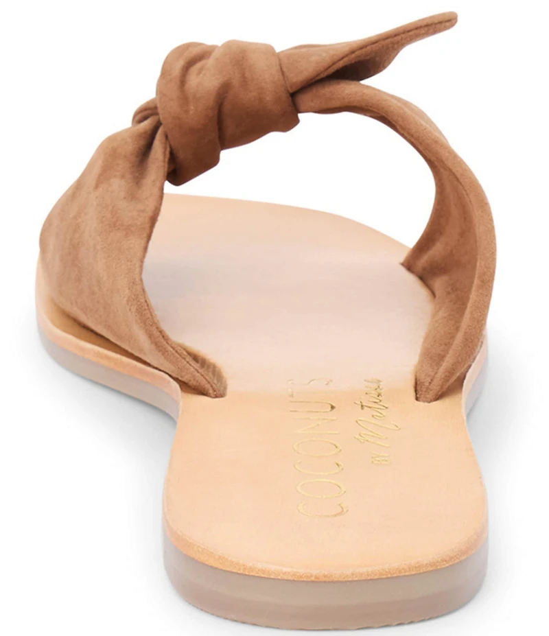 Matisse Mackenzie Suede Bow Knot Slide Sandals