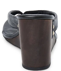 Matisse Maryland Leather Wedge Thong Sandals