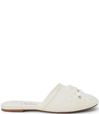 Matisse Maven Floral Applique Mesh Flat Mules