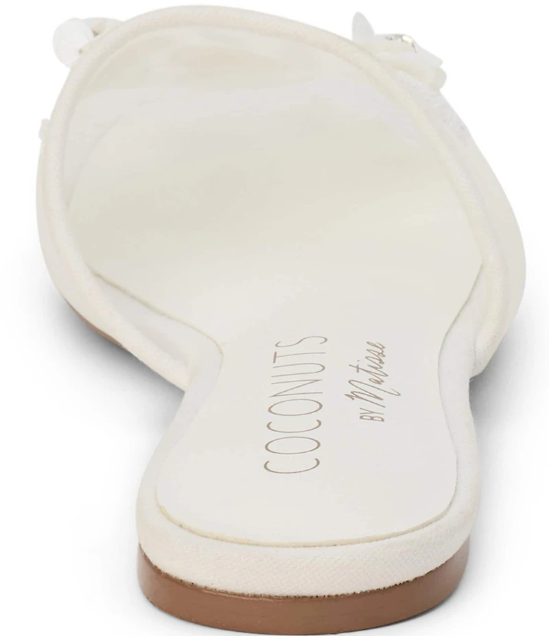 Matisse Maven Floral Applique Mesh Flat Mules