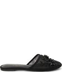 Matisse Maven Floral Applique Mesh Flat Mules