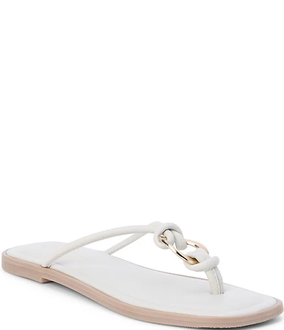 Matisse Mission Leather Thong Flat Sandals