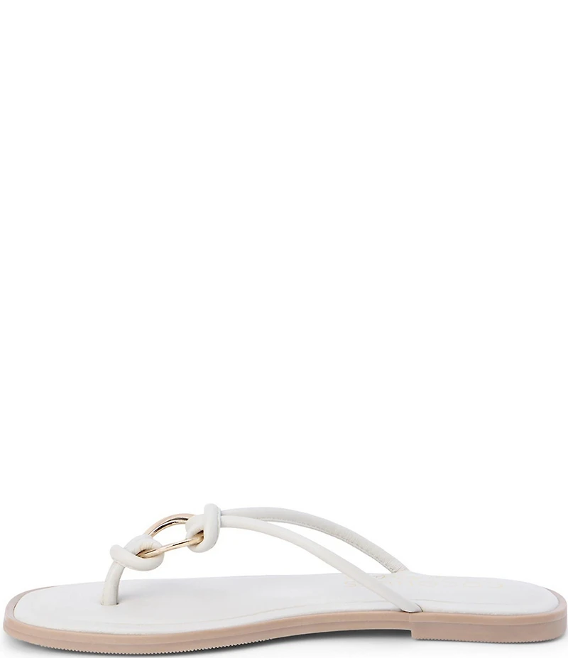 Matisse Mission Leather Thong Flat Sandals