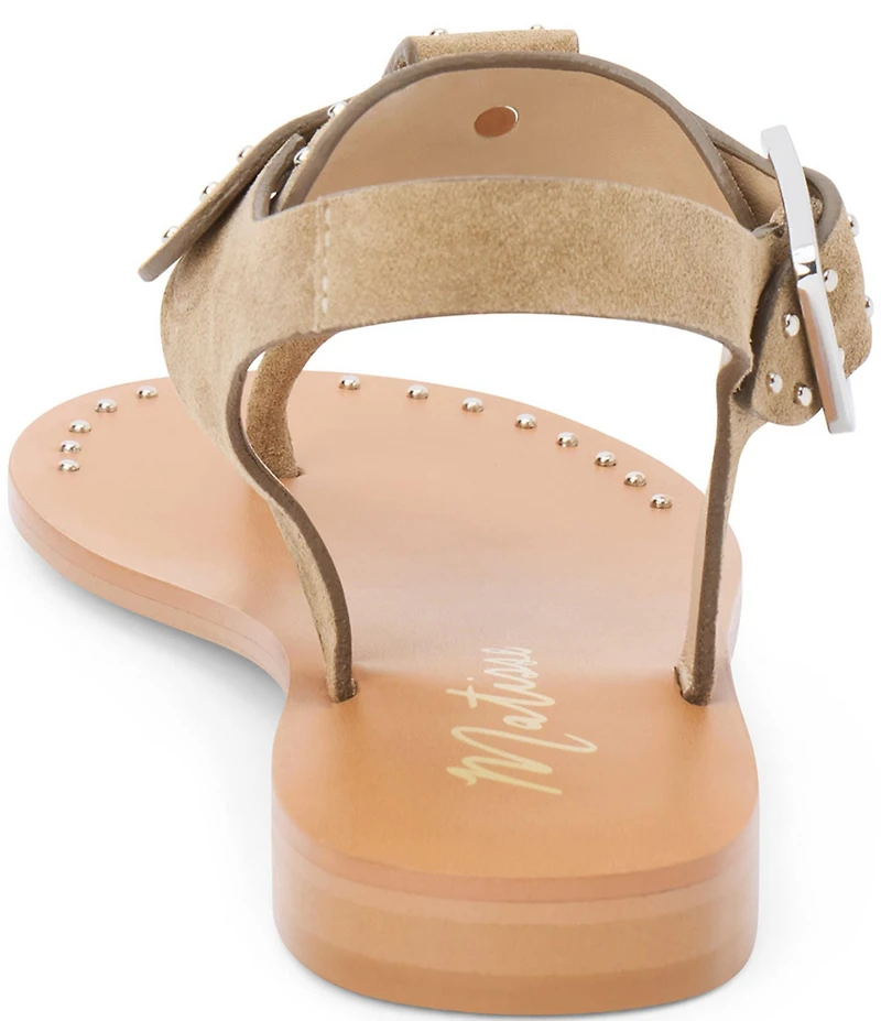 Matisse Mona Suede Studded Thong Sandals