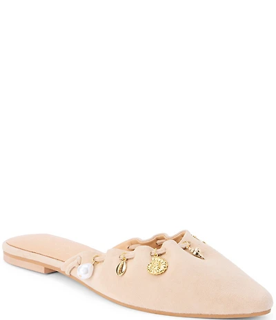 Matisse Monette Suede Sea Life Charms Mules