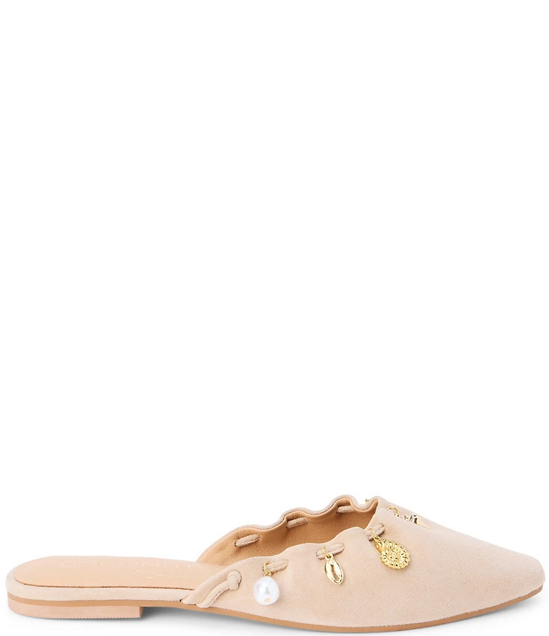 Matisse Monette Suede Sea Life Charms Mules