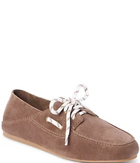 Matisse Petra Suede Lace Up Convertible Boat Shoes Flats