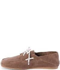 Matisse Petra Suede Lace Up Convertible Boat Shoes Flats