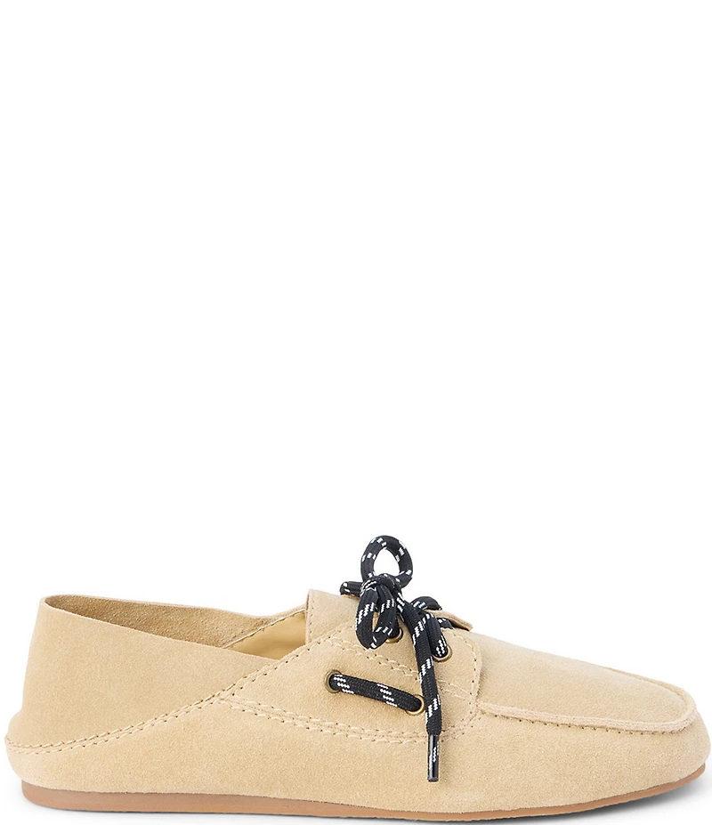 Matisse Petra Suede Lace Up Convertible Boat Shoes Flats