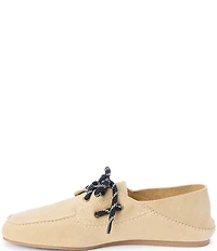 Matisse Petra Suede Lace Up Convertible Boat Shoes Flats