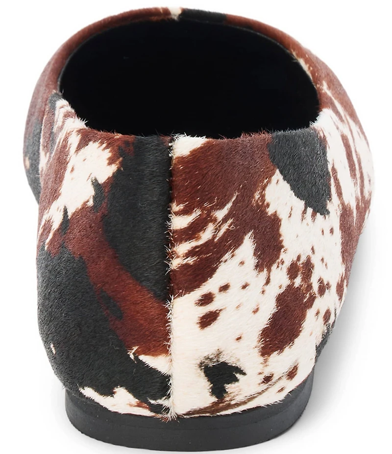 Matisse Phillip Cow Print Calf Hair Ballet Flats