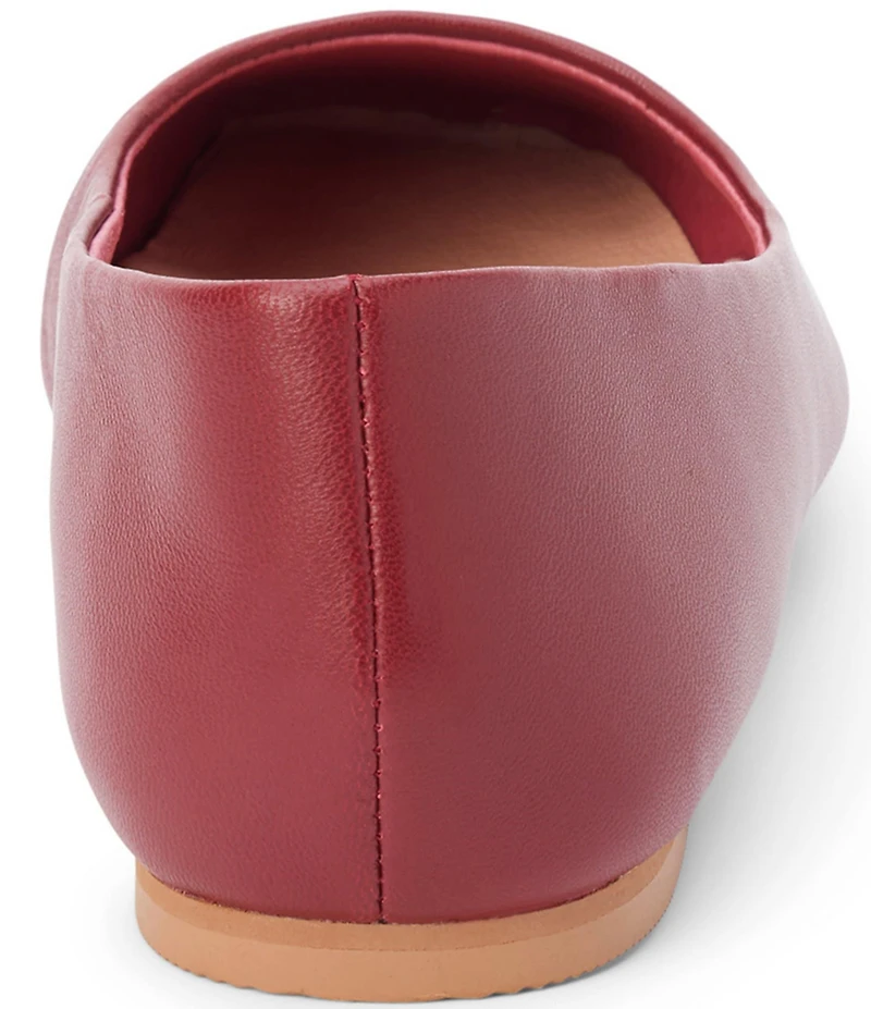 Matisse Phillip Leather Square Toe Ballet Flats