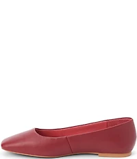 Matisse Phillip Leather Square Toe Ballet Flats
