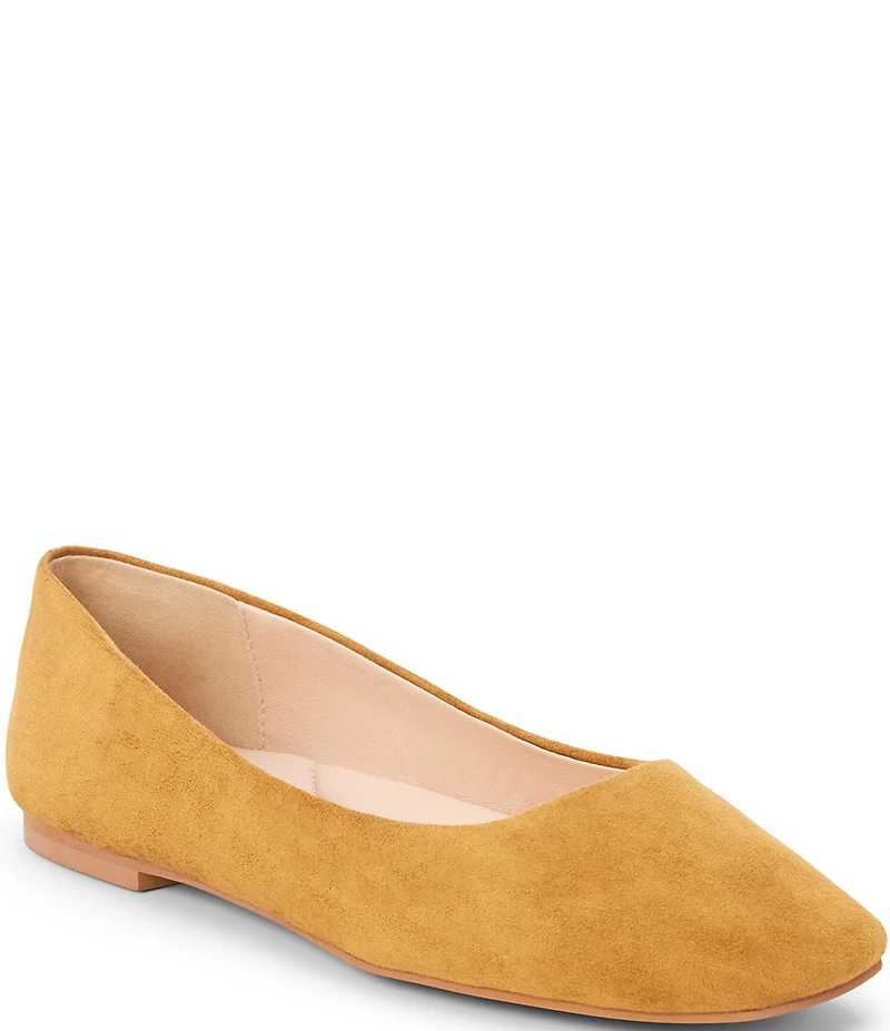 Matisse Phillip Suede Square Toe Ballet Flats