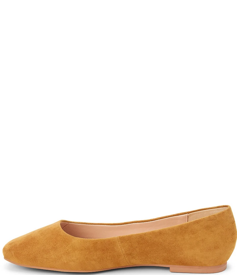Matisse Phillip Suede Square Toe Ballet Flats