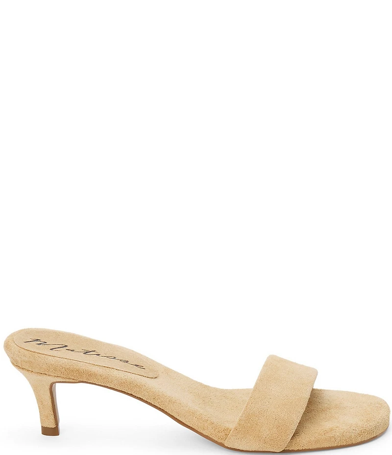 Matisse Poppy Suede Single Band Dress Slide Sandals