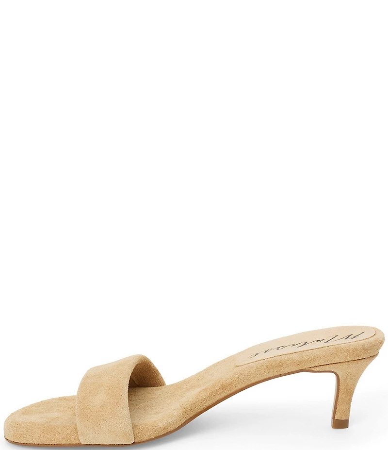 Matisse Poppy Suede Single Band Dress Slide Sandals
