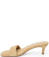 Matisse Poppy Suede Single Band Dress Slide Sandals
