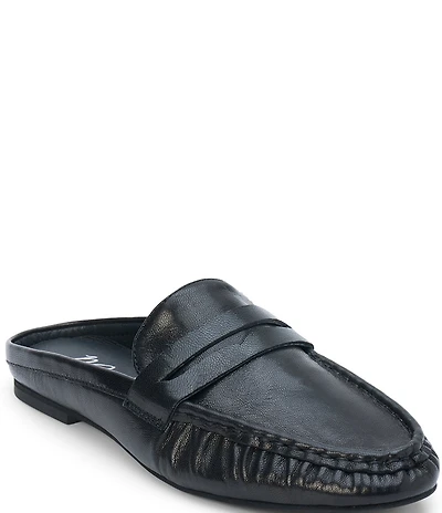 Matisse Porta Leather Penny Loafer Mules