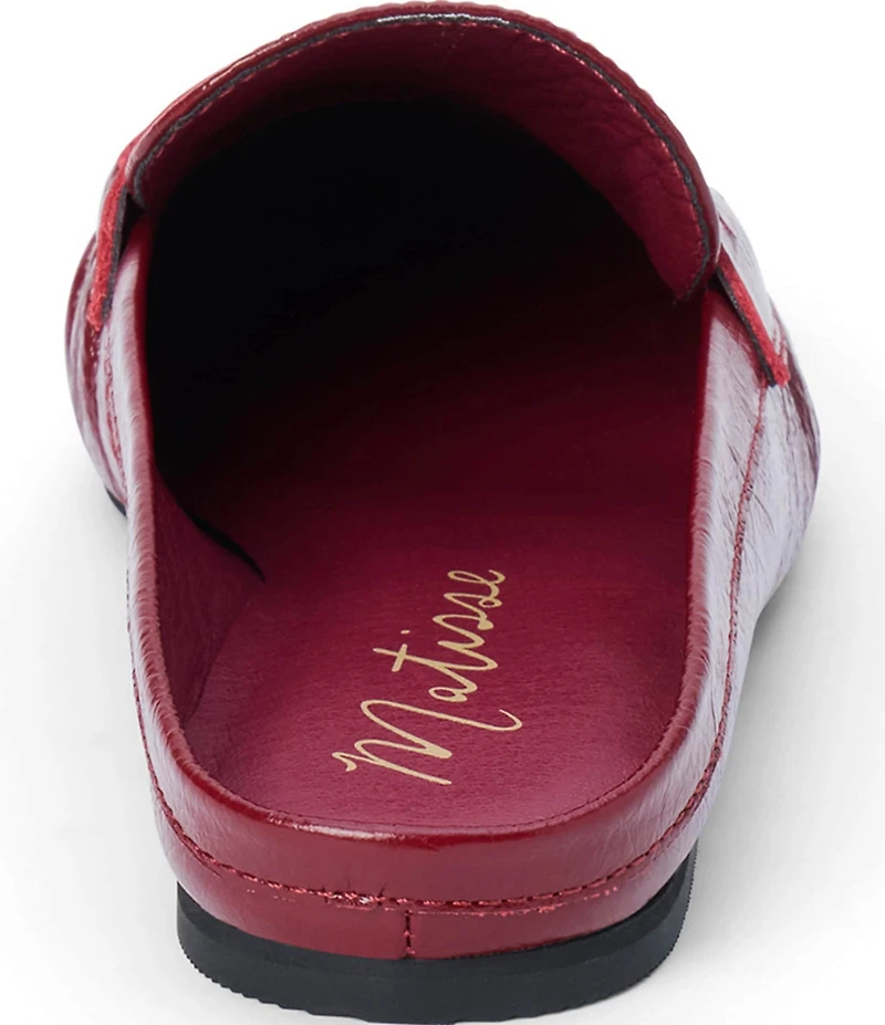 Matisse Porta Leather Penny Loafer Mules