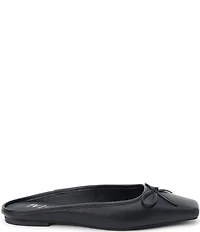 Matisse Remy Leather Square Toe Bow Mules