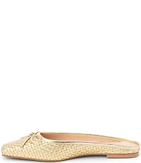 Matisse Remy Woven Leather Square Toe Bow Mules