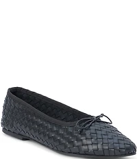 Matisse Smith Woven Leather Ballet Bow Flats