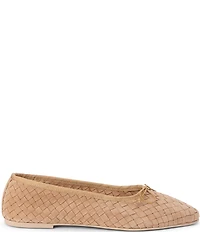 Matisse Smith Woven Suede Ballet Bow Flats