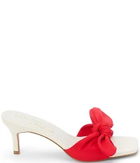 Matisse Uptown Fabric Bow Dress Slide Sandals
