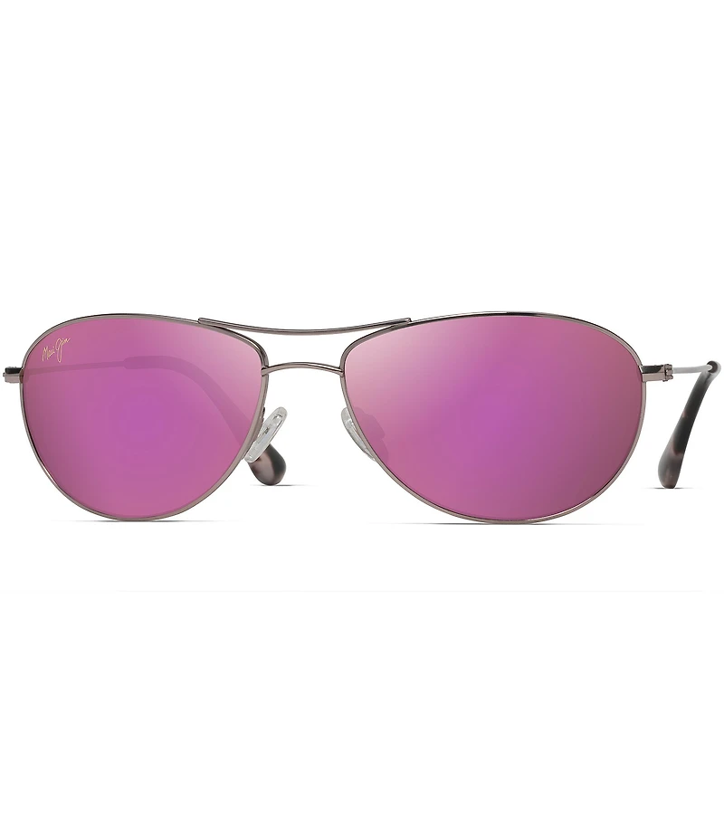 Maui Jim Baby Beach PolarizedPlus2® Aviator 56mm Sunglasses