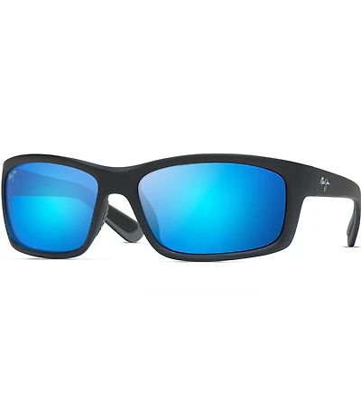 Maui Jim Kanaio Coast PolarizedPlus2® Wrap 61mm Sunglasses