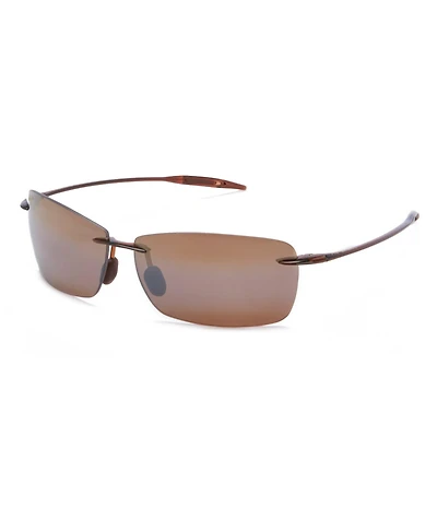 Maui Jim Unisex Lighthouse PolarizedPlus2® Rectangular 65mm Sunglasses